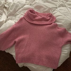 Pilcro pink sweater